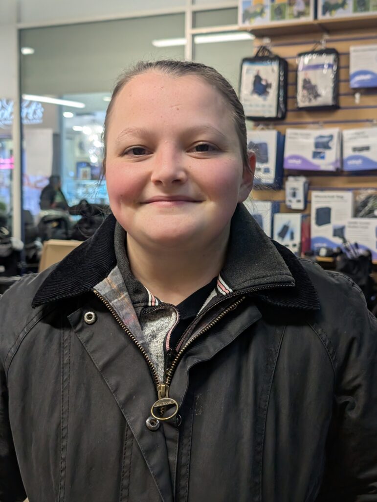 Courtney Newell, our Hire Manager, dedicated to providing a seamless and friendly booking experience for all your mobility equipment needs in Redhill.